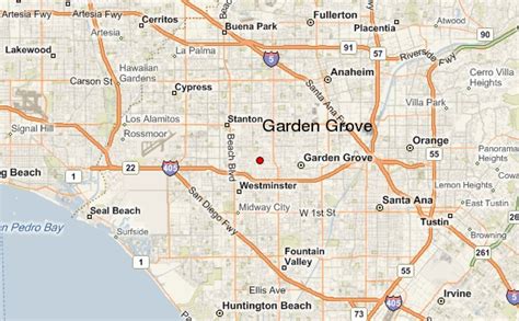 Garden Grove Map .